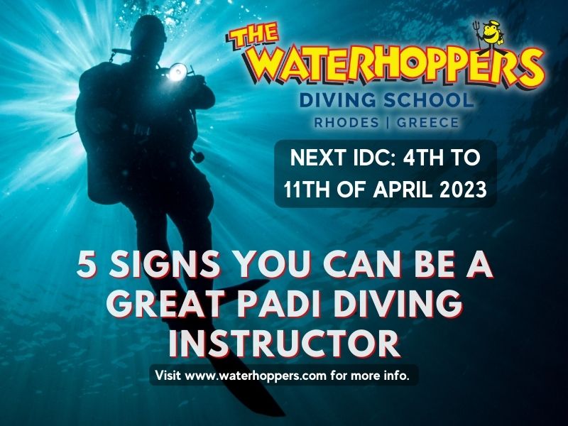 5 Signs You Can Be A Great PADI Diving Instructor